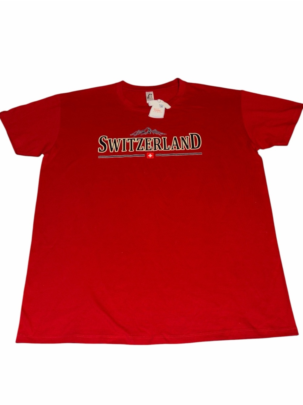Switzerland Graphic Red Short-Sleeve Tee